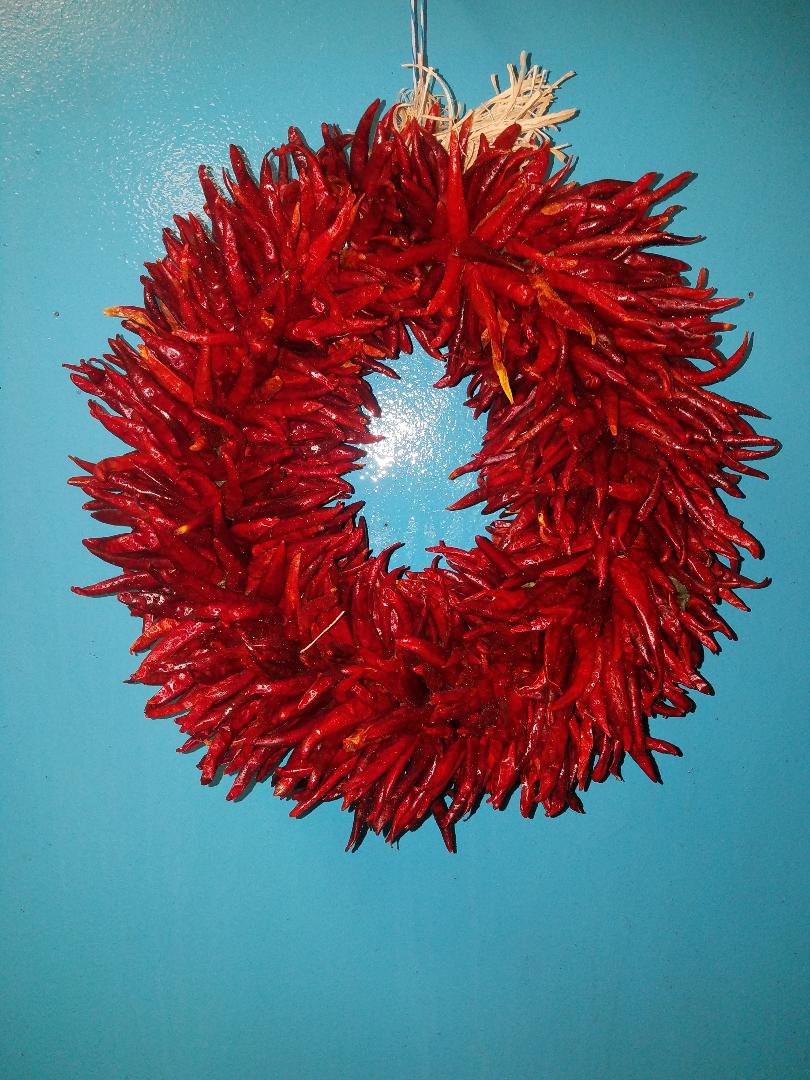Piquin Red Chile Wreath (Large) – Chile Traditions