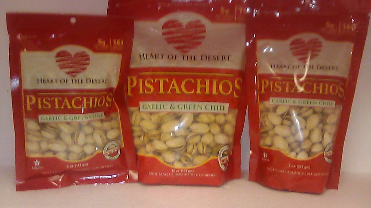 Garlic & Green Chile Pistachios Chile Traditions